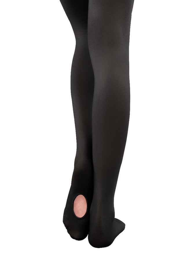 Daydance Women Black Ballet Tights, Adult Dance Pantyhose for Students, Gymnastics, Under Dress, 60D